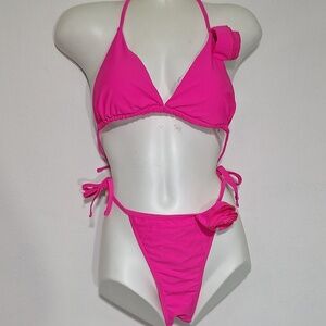 Gorglitter Vibrant Hot Pink Bikini Set